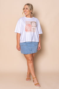 Tranquility Tee in White - Silent Theory