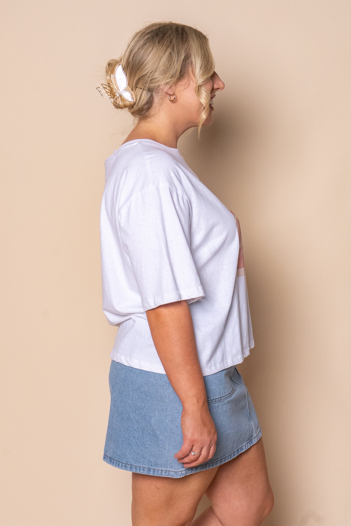 Tranquility Tee in White - Silent Theory