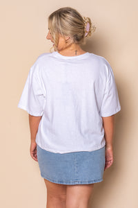 Tranquility Tee in White - Silent Theory