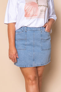 Becca Skirt in Light Blue - All About Eve