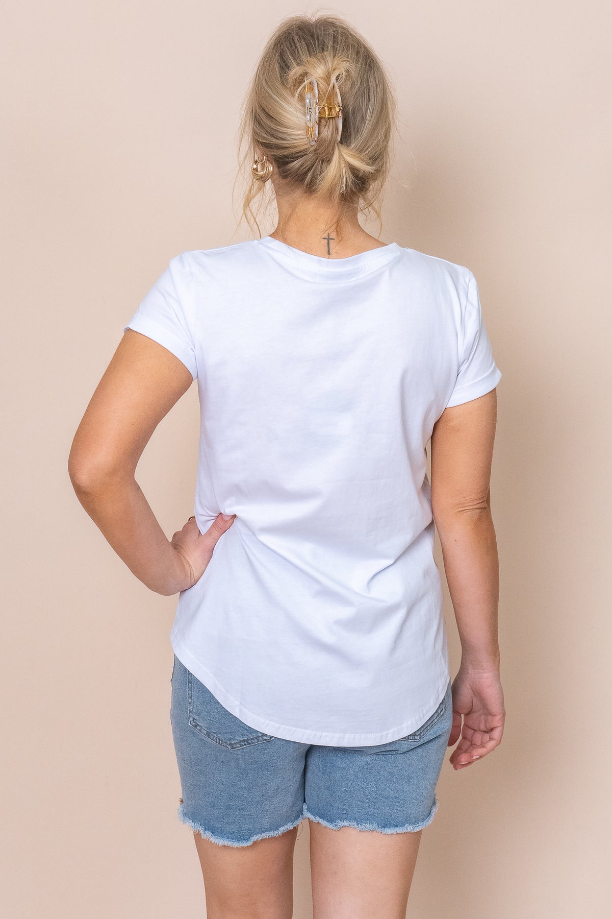 Laylee Tee in White