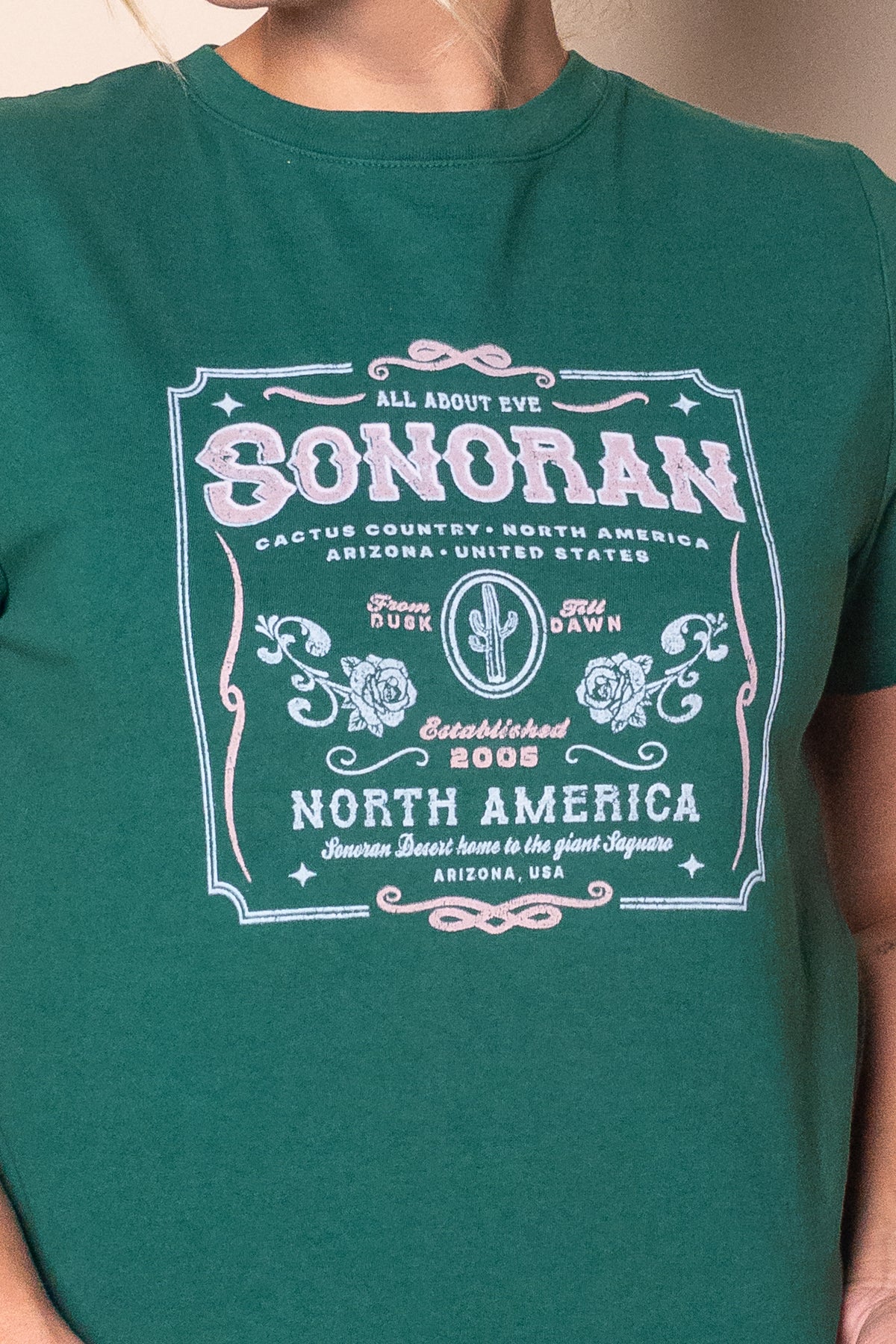 Sonoran Regular Tee in Forrest - All About Eve