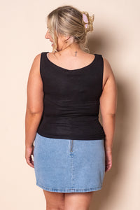 Kylie Off Shoulder Top in Black - All About Eve