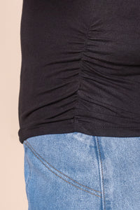 Kylie Off Shoulder Top in Black - All About Eve