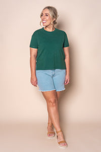 AAE Washed Tee in Forest Green - All About Eve