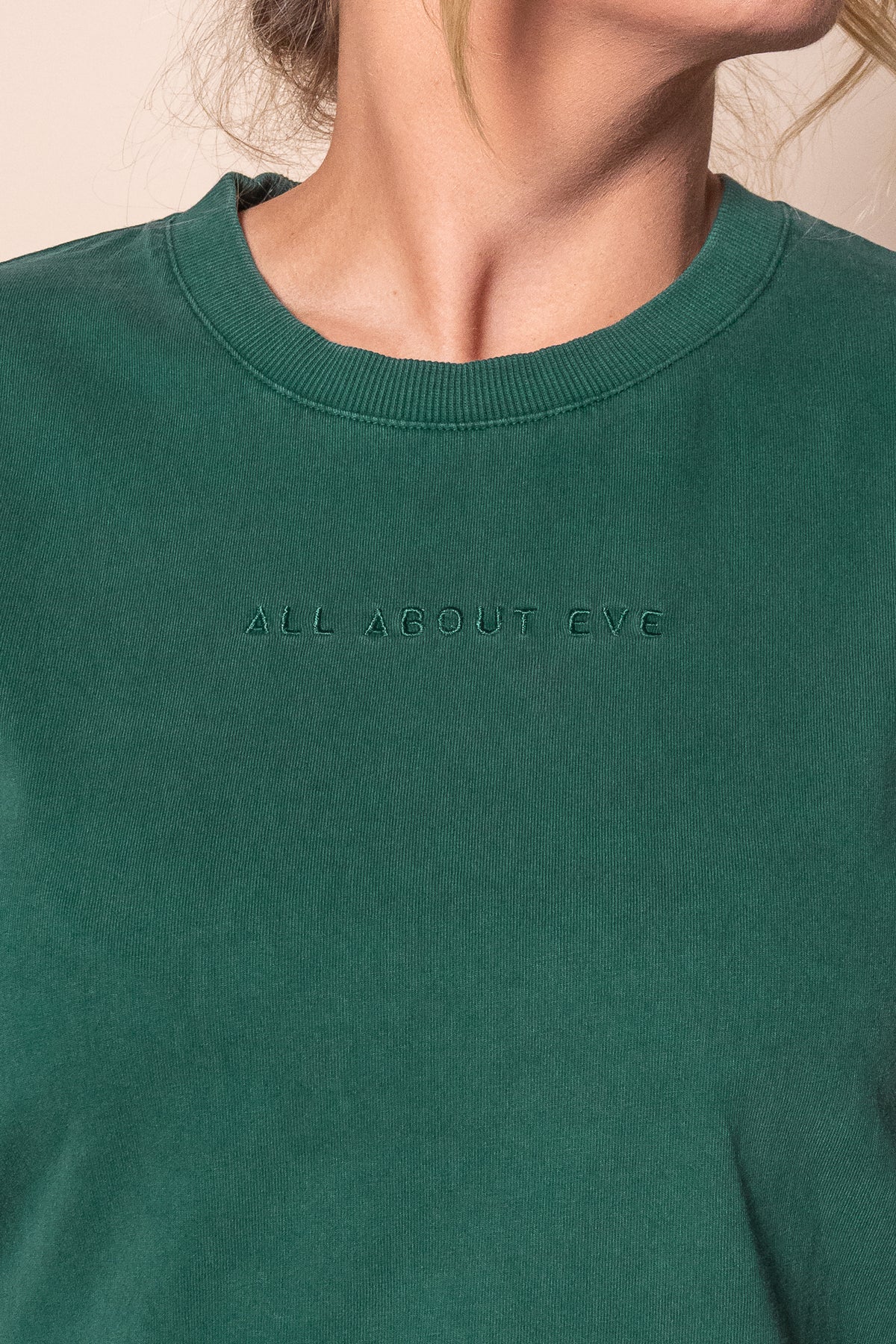 AAE Washed Tee in Forest Green - All About Eve
