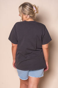 Dusty Trails Relaxed Tee in Washed Black - All About Eve