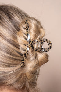 Lina Leopard Hair Clip in Leopard Print - All About Eve