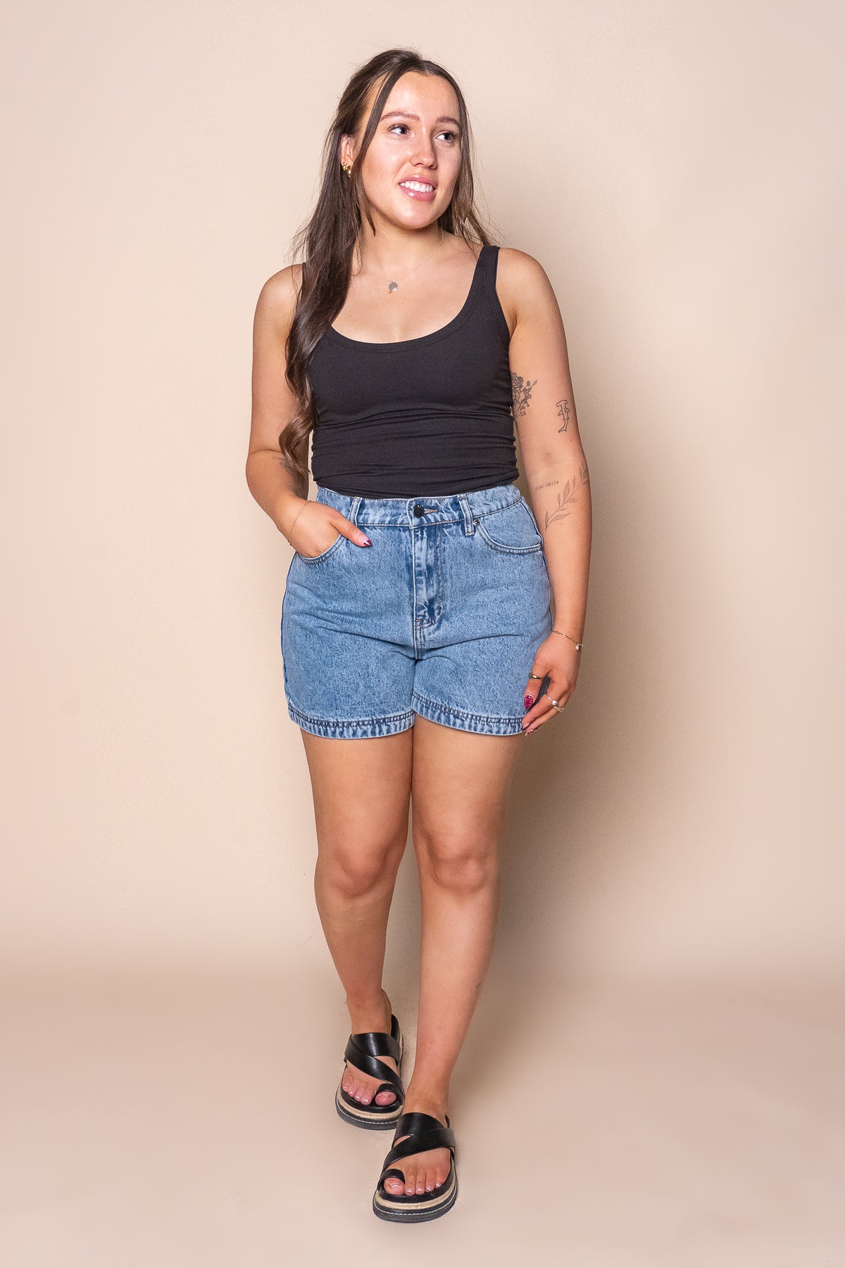 Josie Shorts in Light Blue - All About Eve