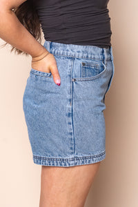 Josie Shorts in Light Blue - All About Eve