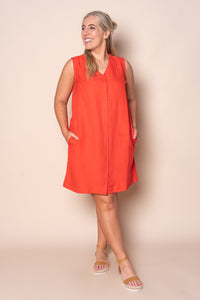 Anara Dress in Tangelo - Foxwood