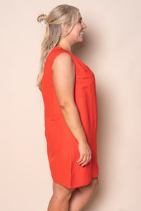 Anara Dress in Tangelo - Foxwood