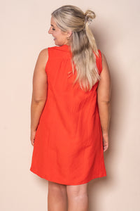 Anara Dress in Tangelo - Foxwood