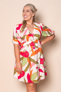 Rissa Floral Dress in Cream