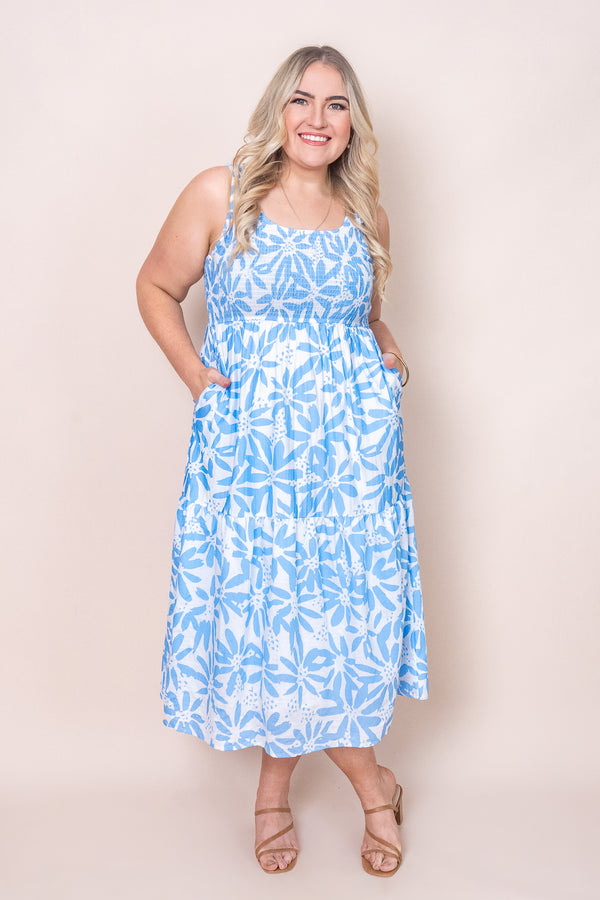 Cyra Dress in Light Blue