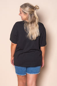 Simplified Tee in Black - Foxwood