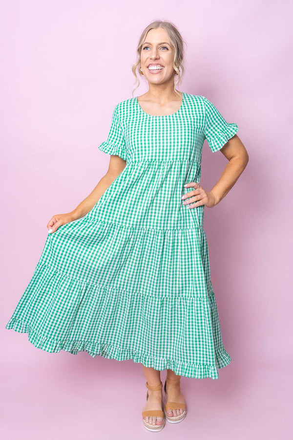 Dally Dress in Green