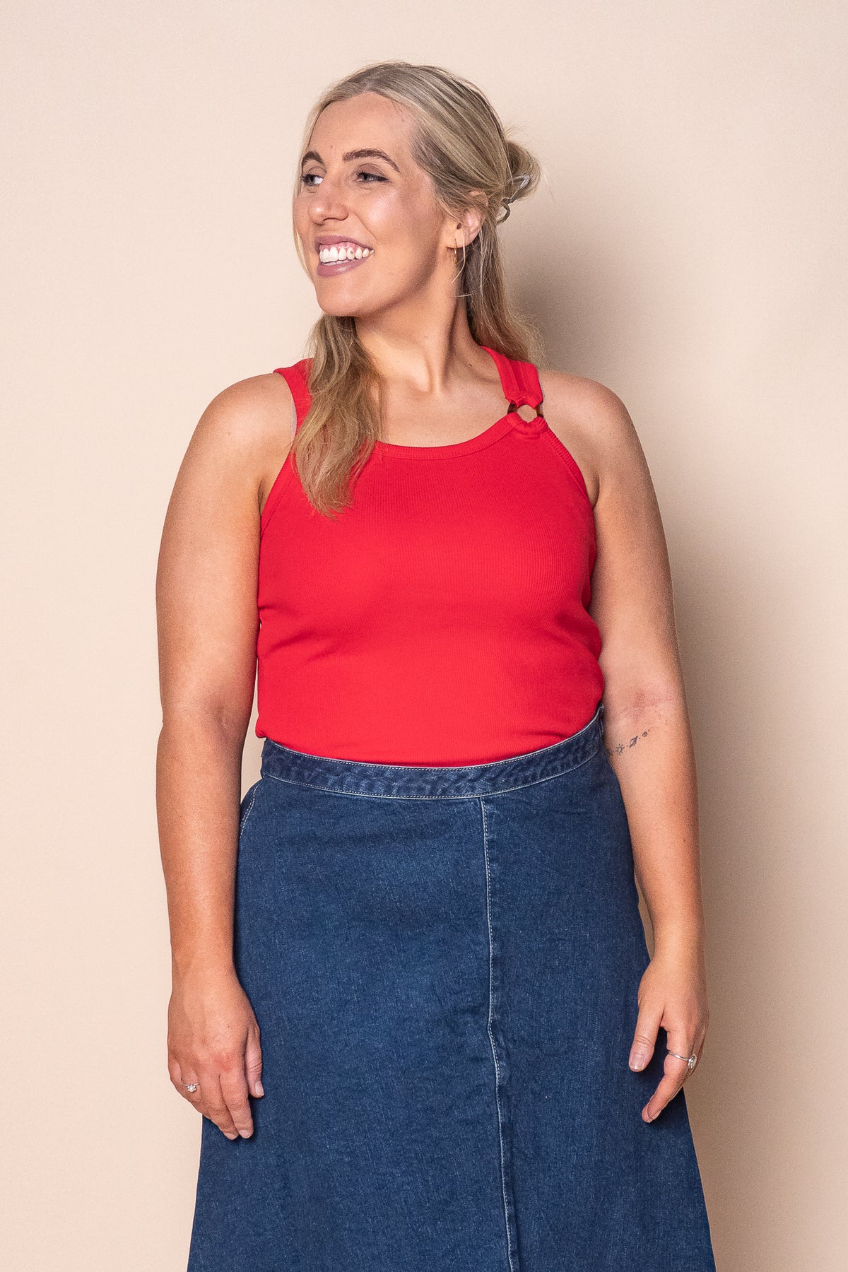Sierra Tank in Red - All About Eve
