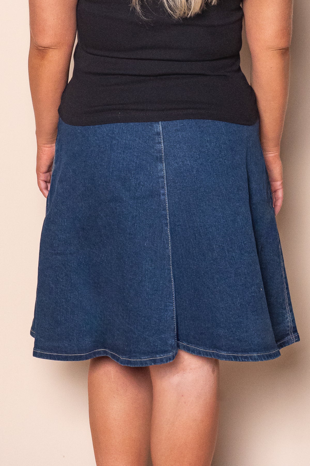 Copenhagen Skirt in Mid Blue - Foxwood