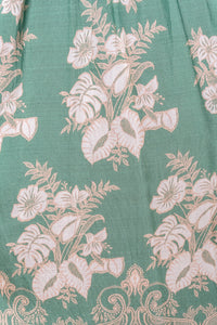 Faye Midi Dress in Emerald