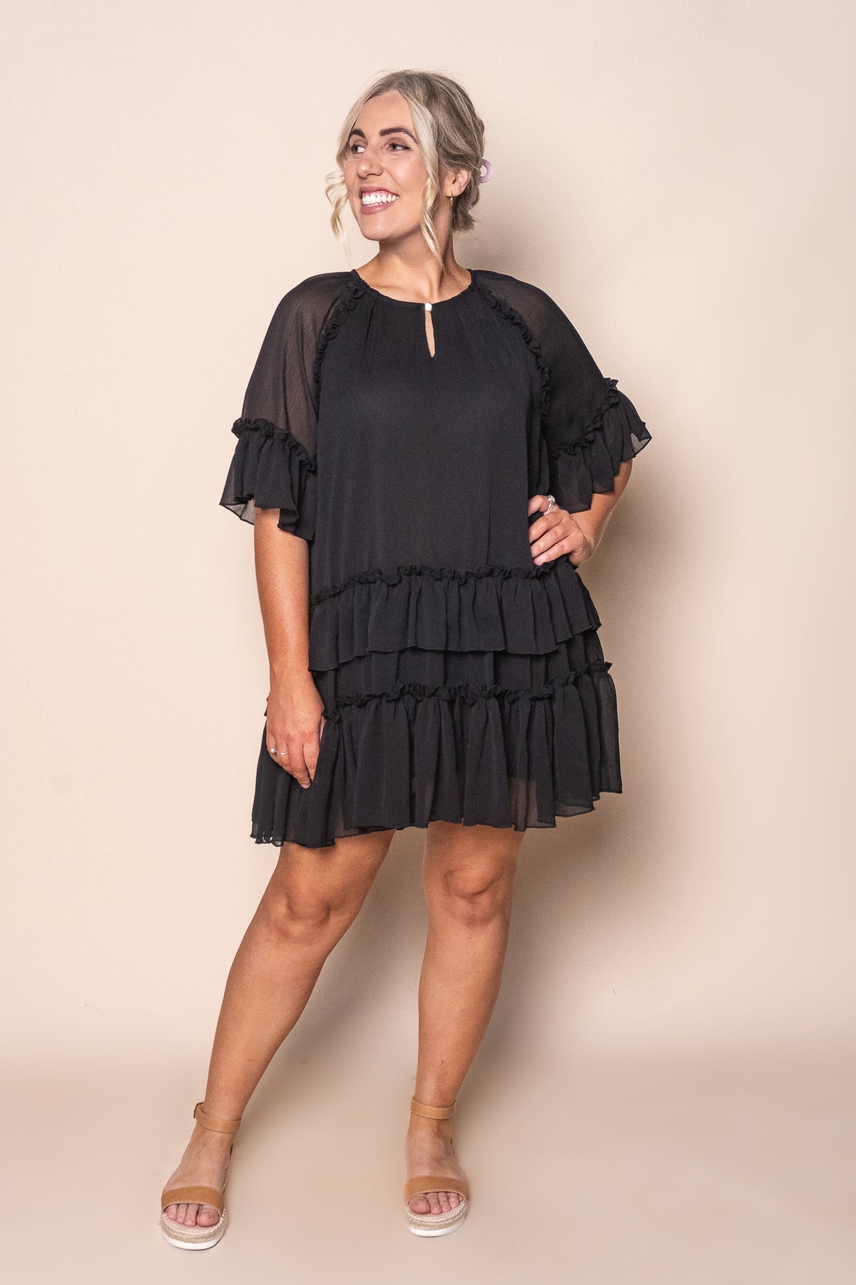 Bella Mini Dress in Black