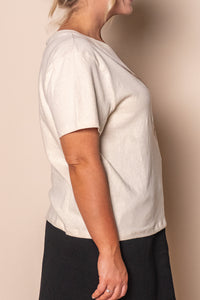 Bobbi Regular Tee in Vanilla - All About Eve