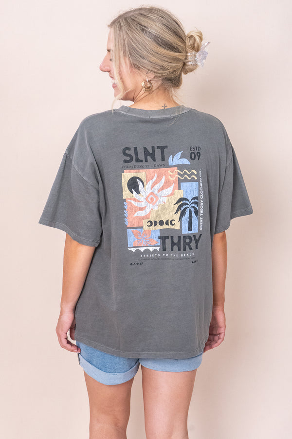 Till Dawn Tee in Coal - Silent Theory