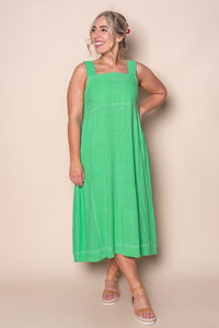 Sage Midi Dress in Irish Green - Foxwood