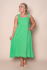 Sage Midi Dress in Irish Green - Foxwood