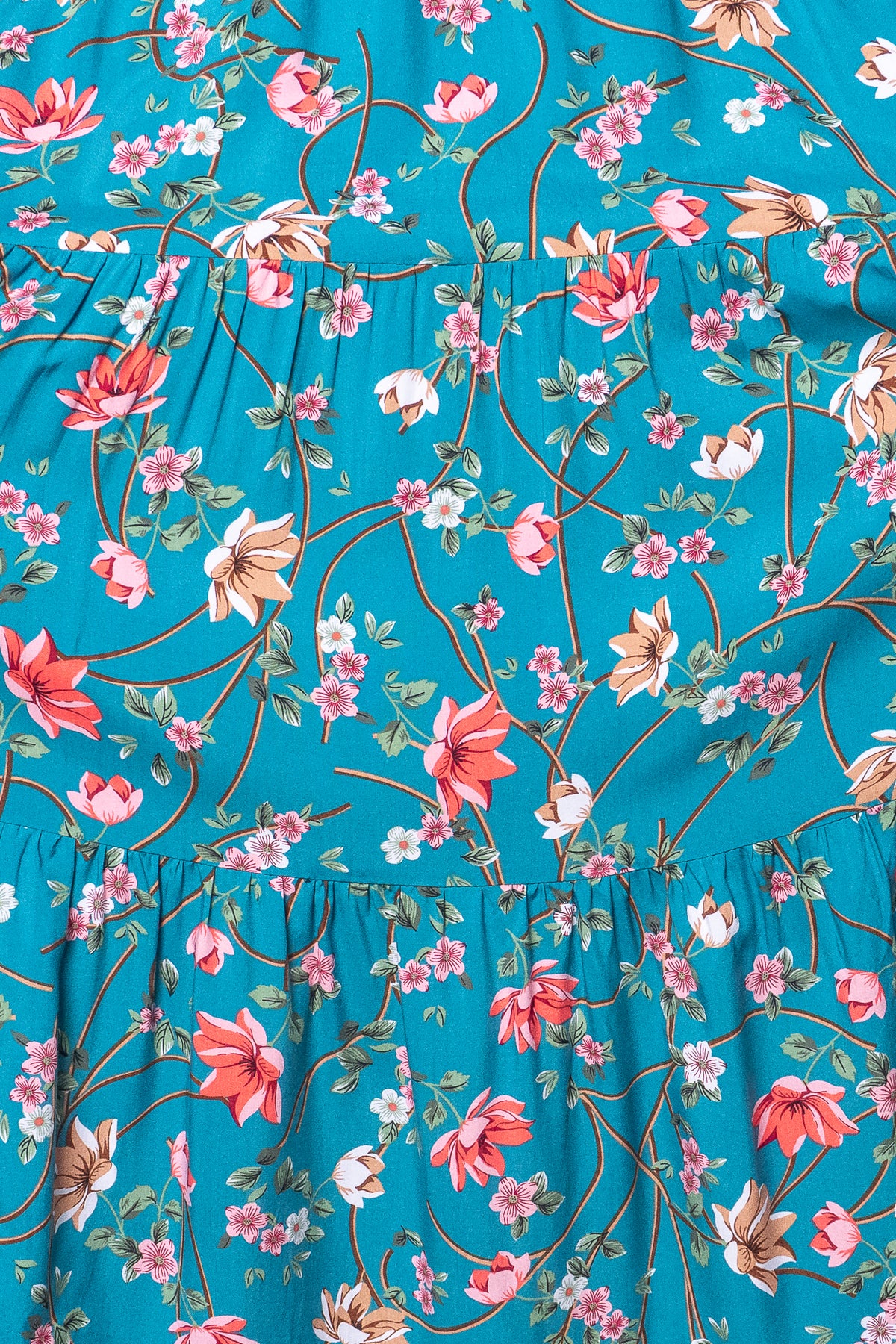 Mandy Midi Dress in Teal