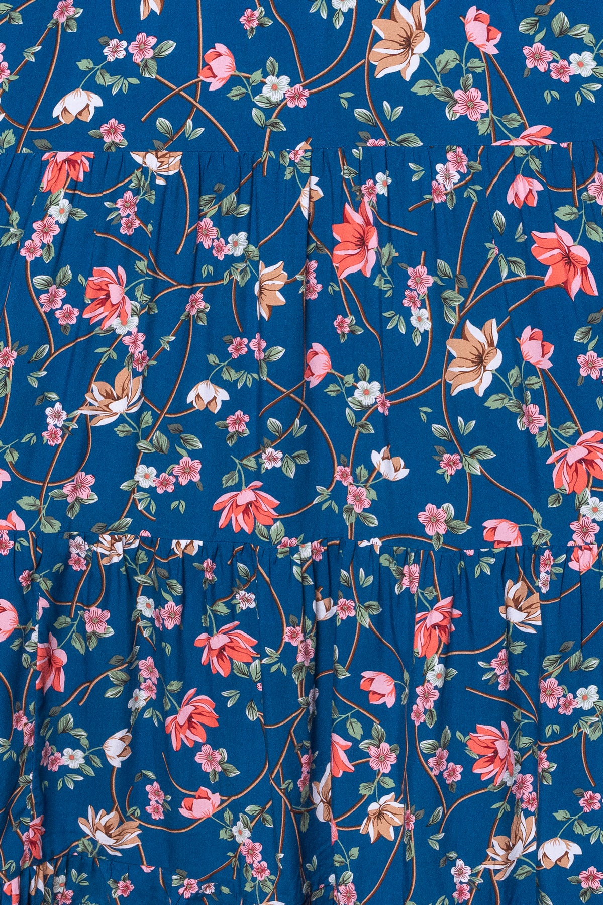 Mandy Midi Dress in Ocean Blue