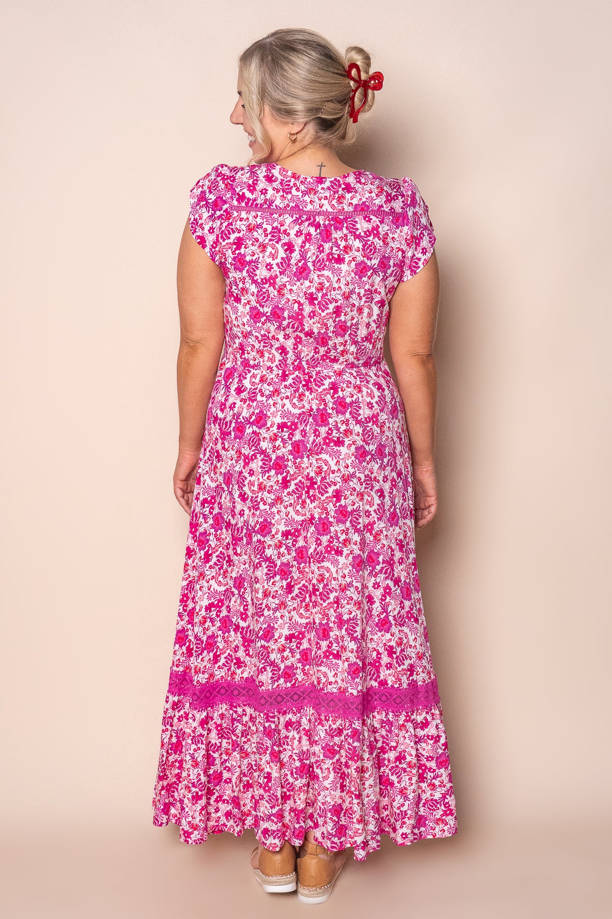 Merridy Maxi Dress in Pink