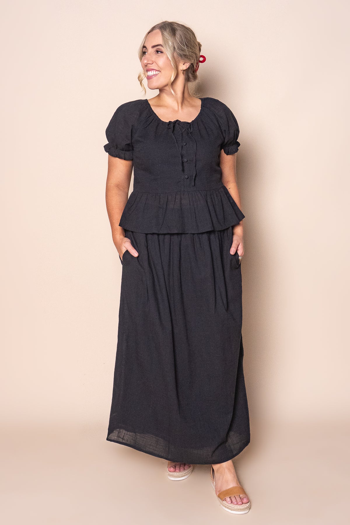 Tiana Skirt in Black - Foxwood