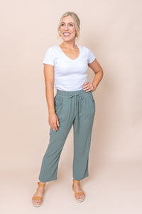 Gabriel Pants in Sea Green