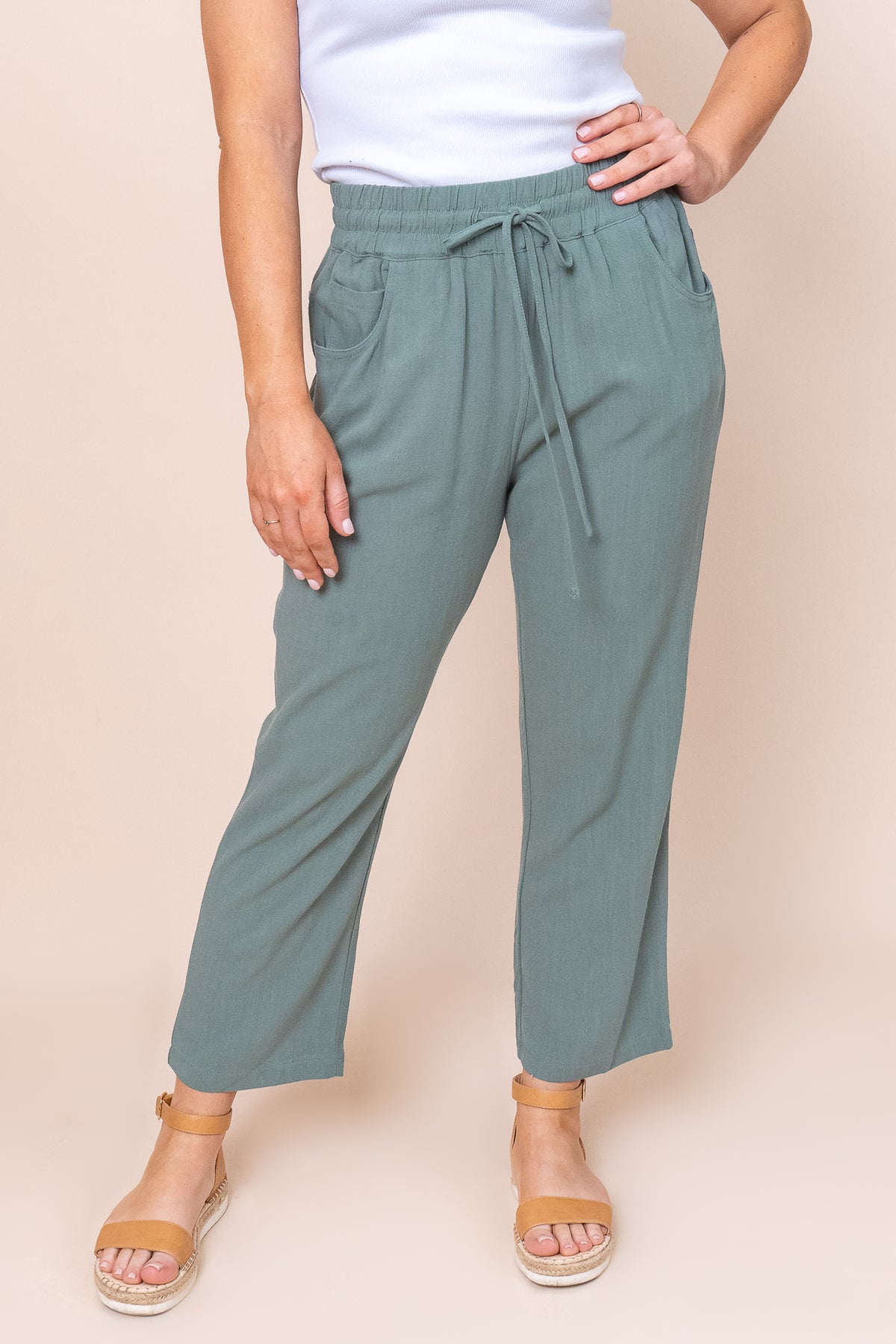 Gabriel Pants in Sea Green