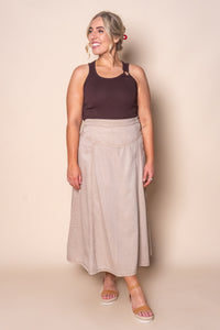 Cove Maxi Skirt in Beige - Silent Theory