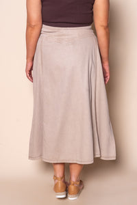 Cove Maxi Skirt in Beige - Silent Theory