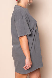 Flying Free Tee Dress in Coal - Silent Theory