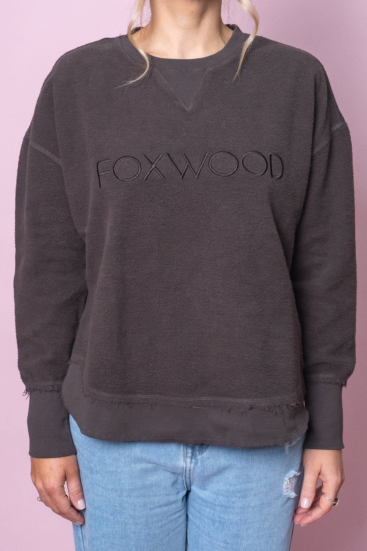 Cozy Simplified Crew in Brown - Foxwood