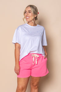 Classic Shorts in Neon Rose - Foxwood