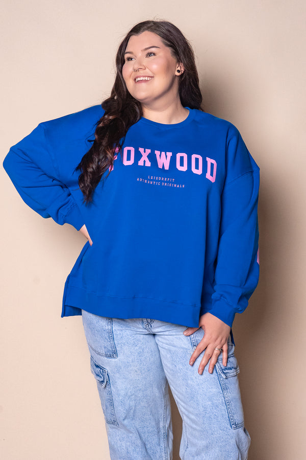 Interval Crew in Cobalt/Neon Pink - Foxwood