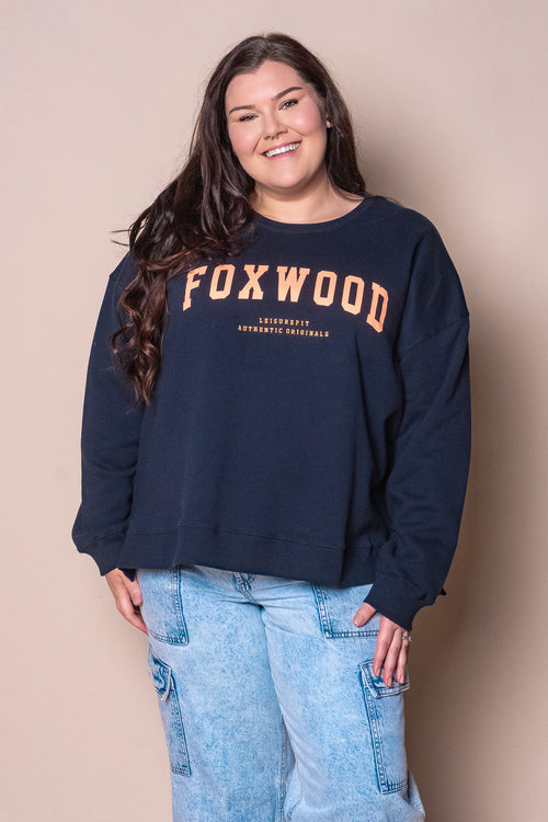 Interval Crew in Navy/Peach - Foxwood
