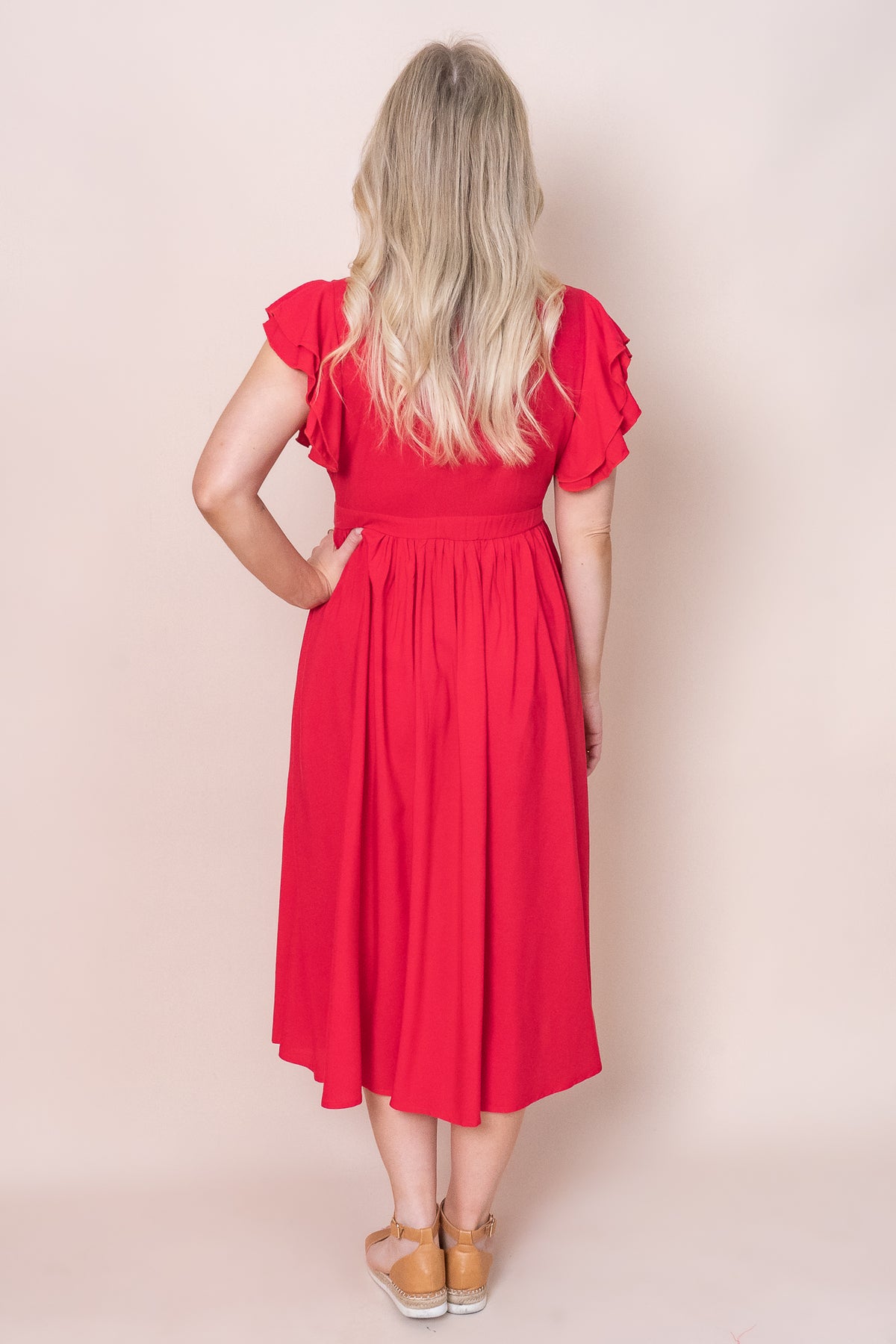 Gilly Dress in Red