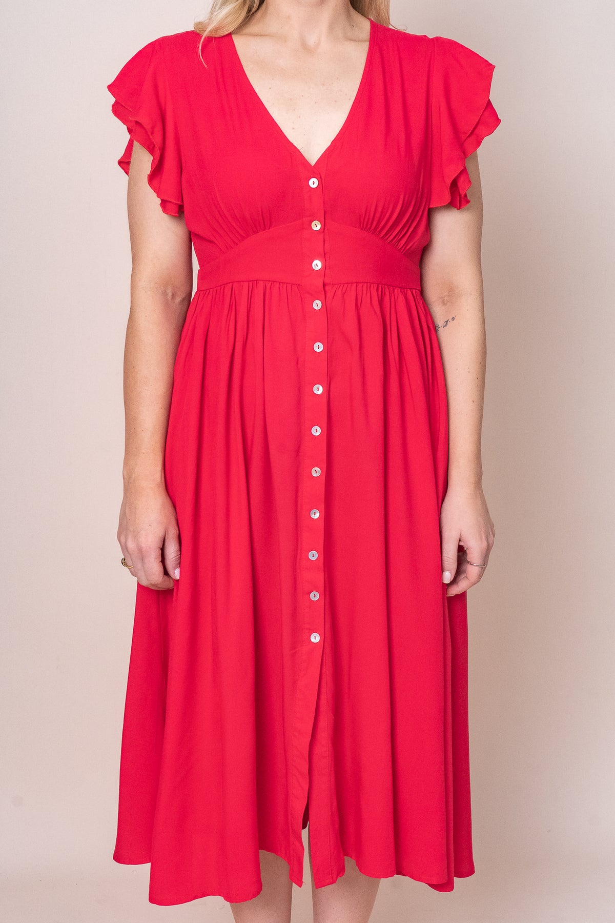 Gilly Dress in Red