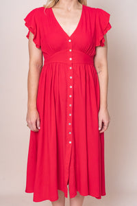 Gilly Dress in Red