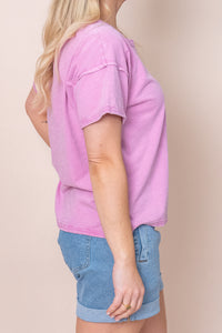 Marley Tee in Pastel Lavender - Foxwood