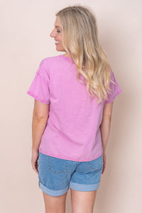 Marley Tee in Pastel Lavender - Foxwood