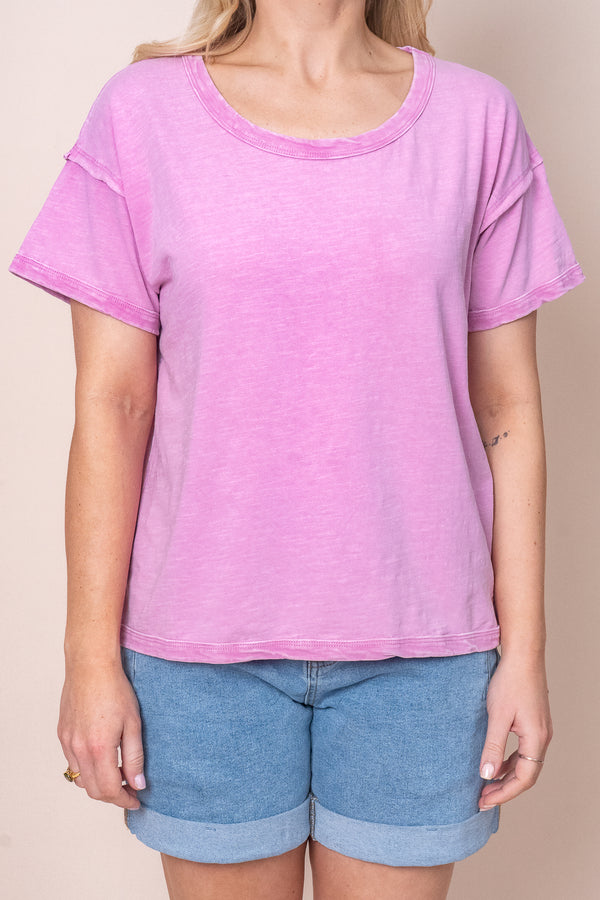 Marley Tee in Pastel Lavender - Foxwood