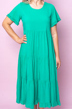 Verina Dress in Emerald
