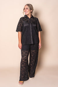 Dallas Lace Top in Black